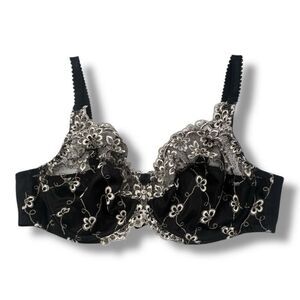 Rigby & Peller London Lace Floral Underwire Bra Size 38C